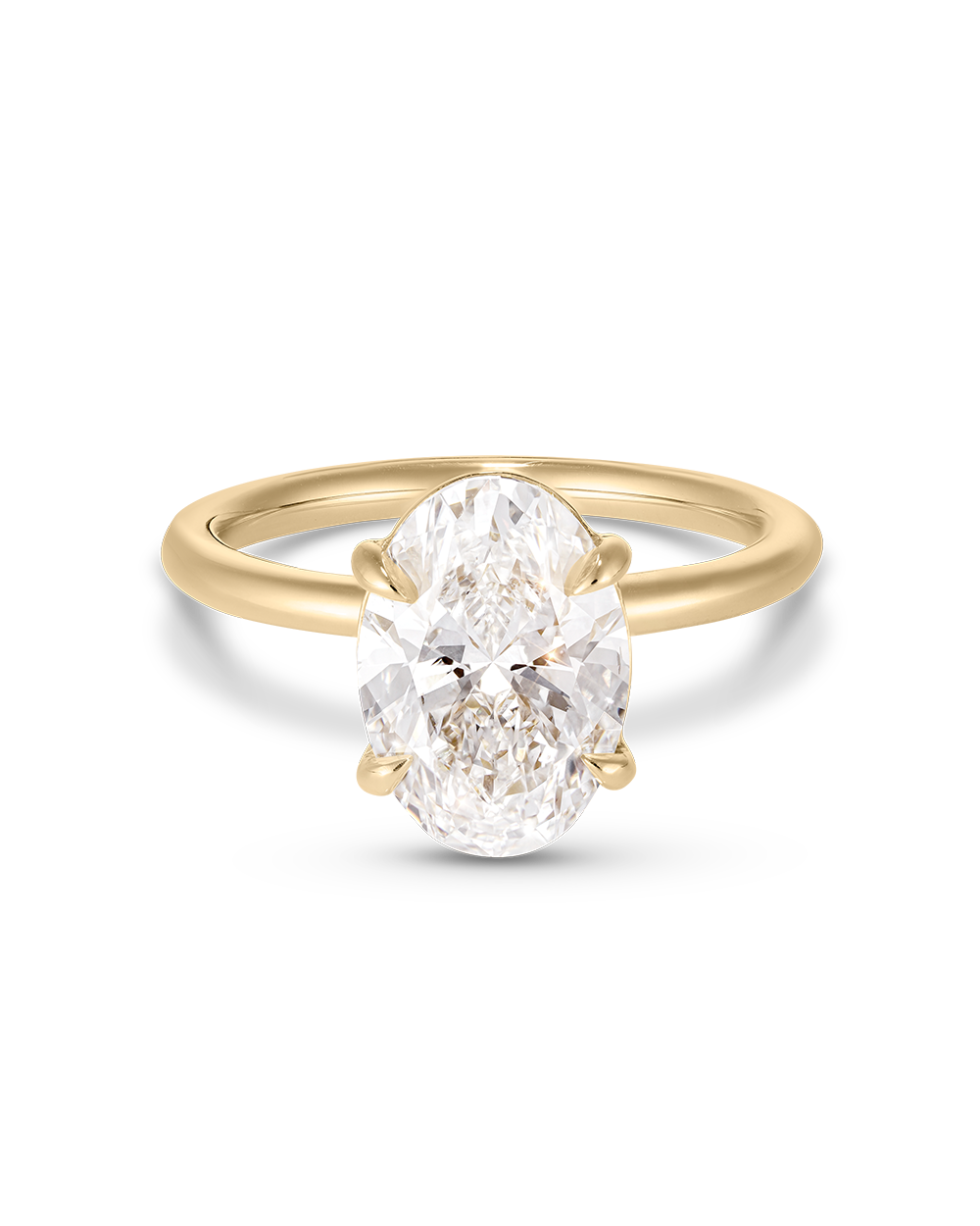 Grace 3.06ct Oval Diamond Solitaire Engagement Ring