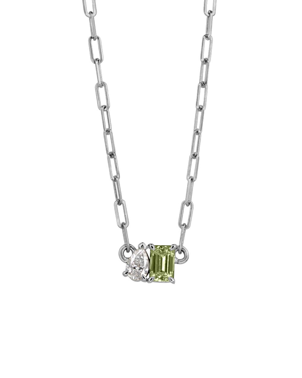 Bridget Large Toi et Moi Necklace