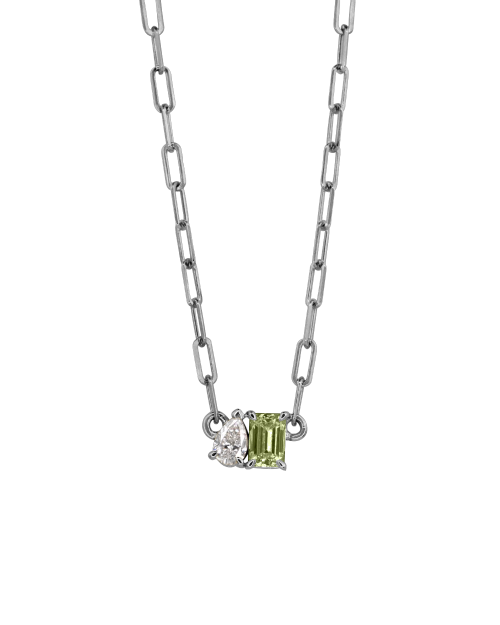 Bridget Small Toi et Moi Necklace