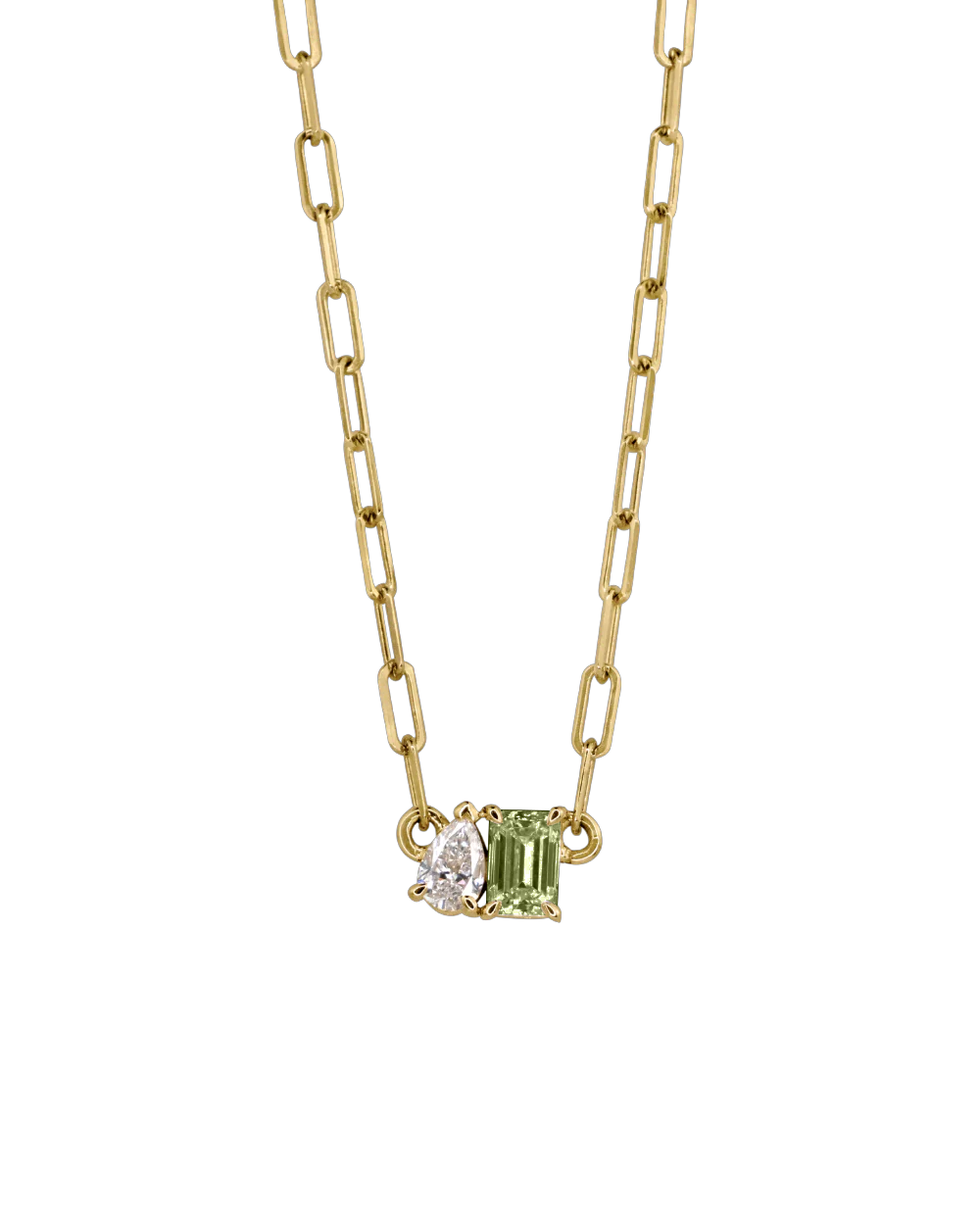 Bridget Small Toi et Moi Necklace