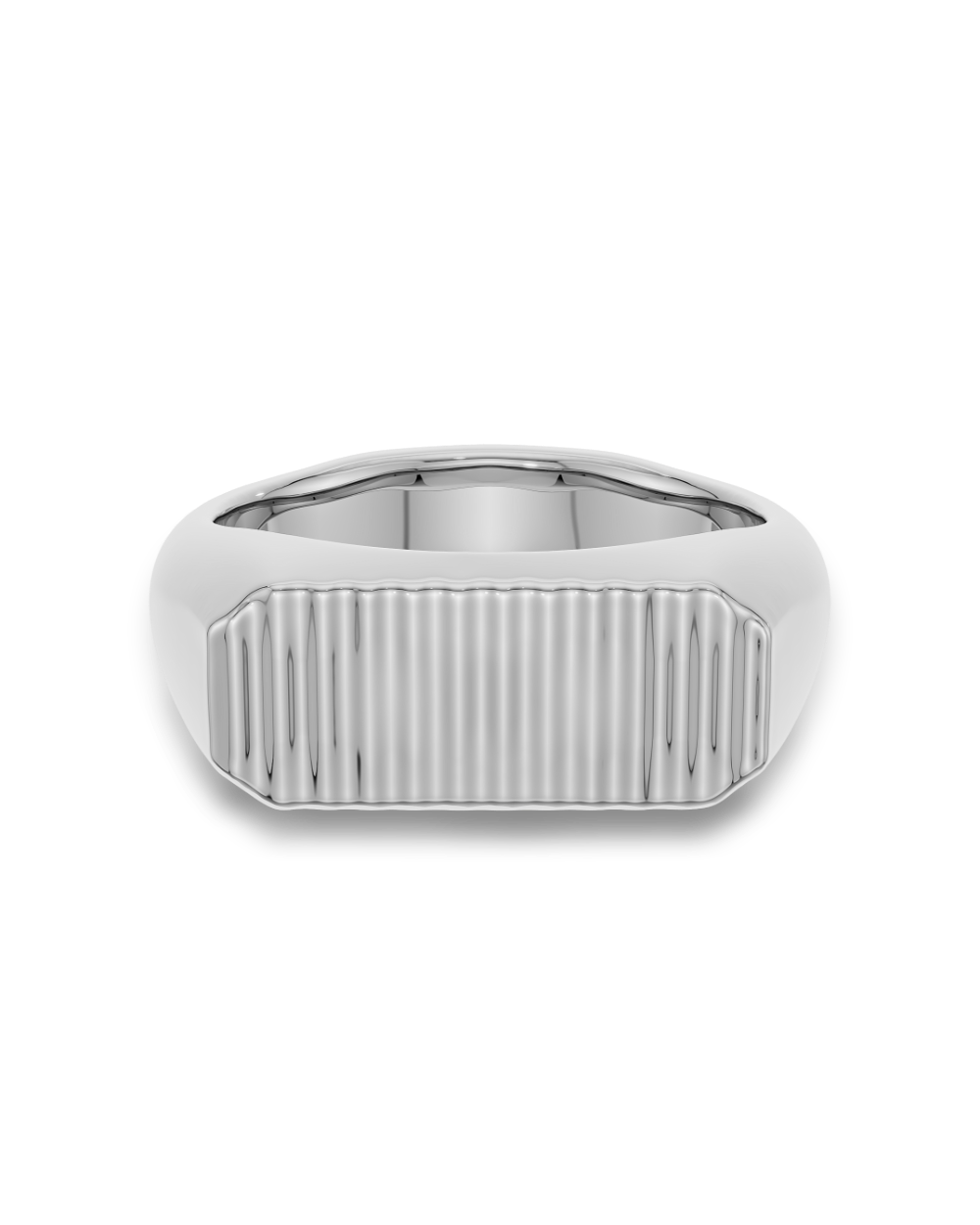 Groove Signet Ring