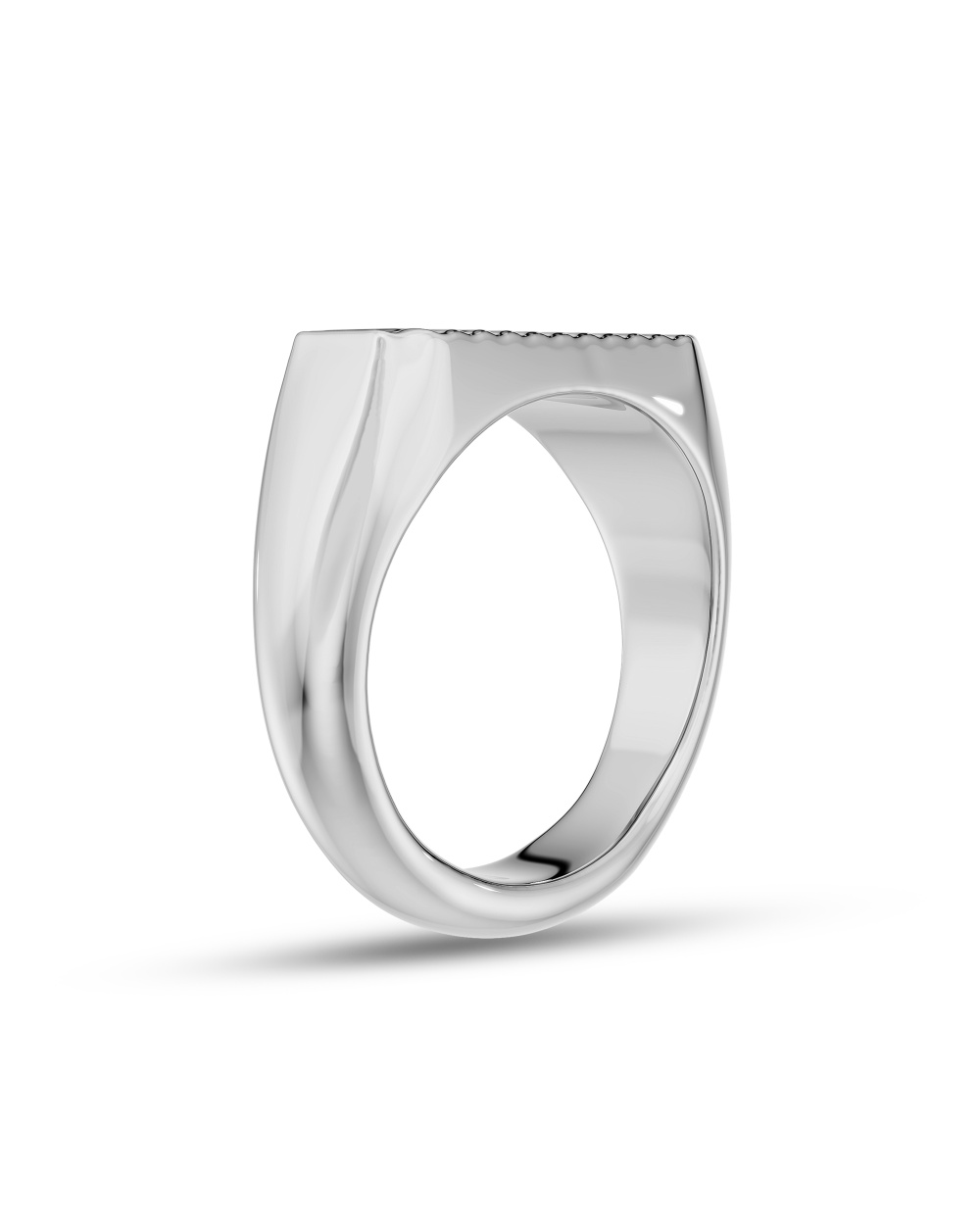 Groove Signet Ring