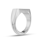 Groove Signet Ring