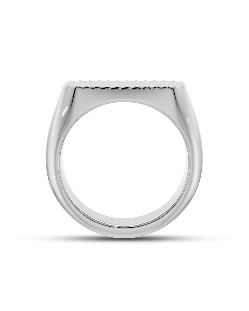 Groove Signet Ring