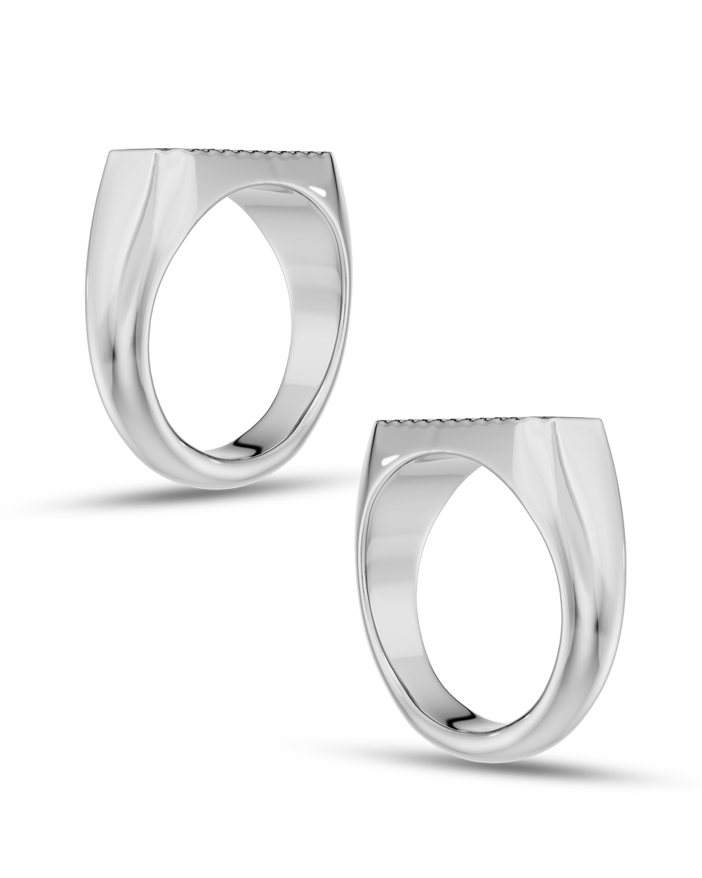 Groove Signet Ring