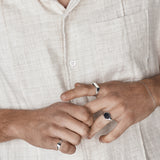 Bold Round Signet Ring