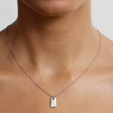 Ingot Necklace Rose Gold