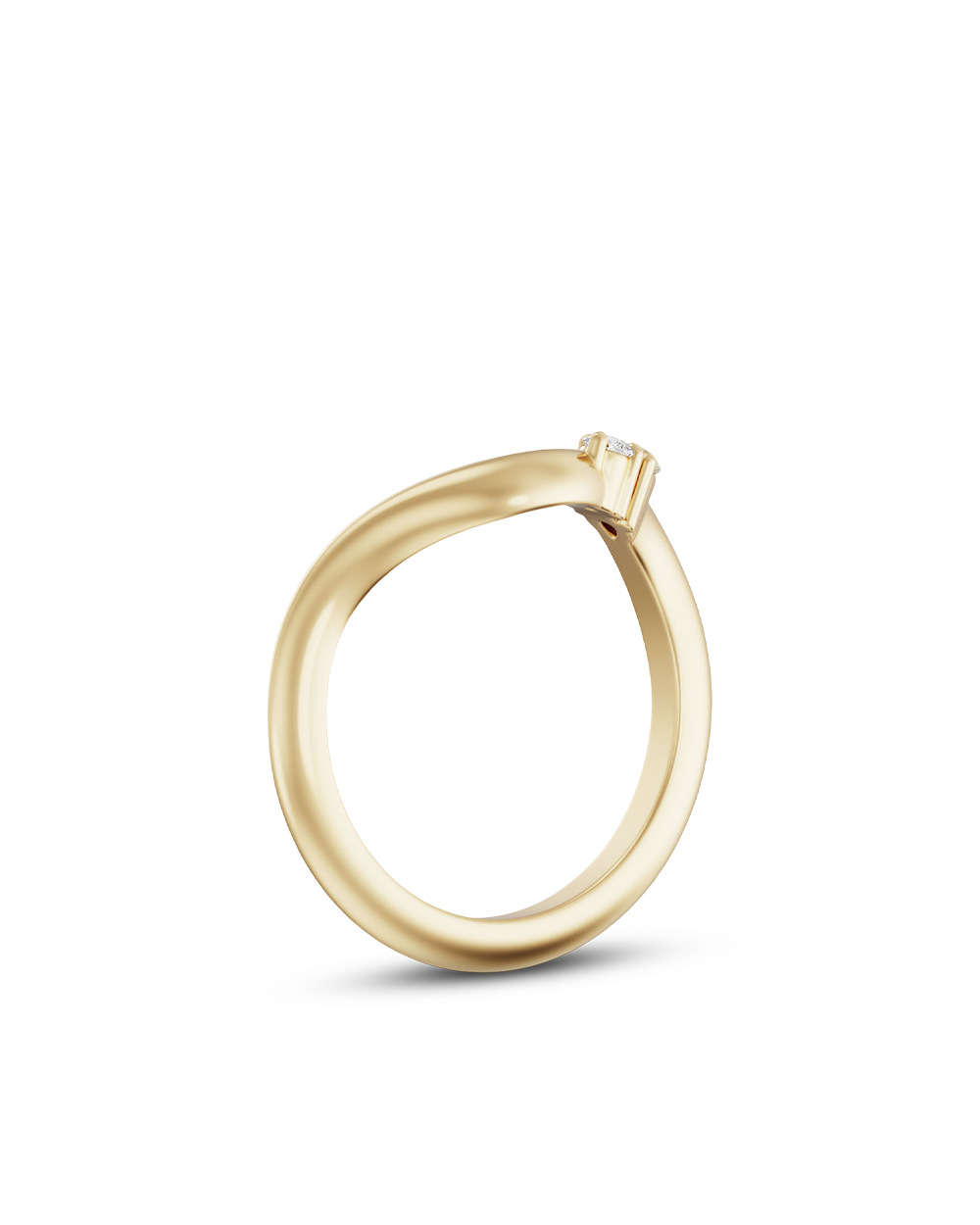 Maeve Curved Diamond Band
