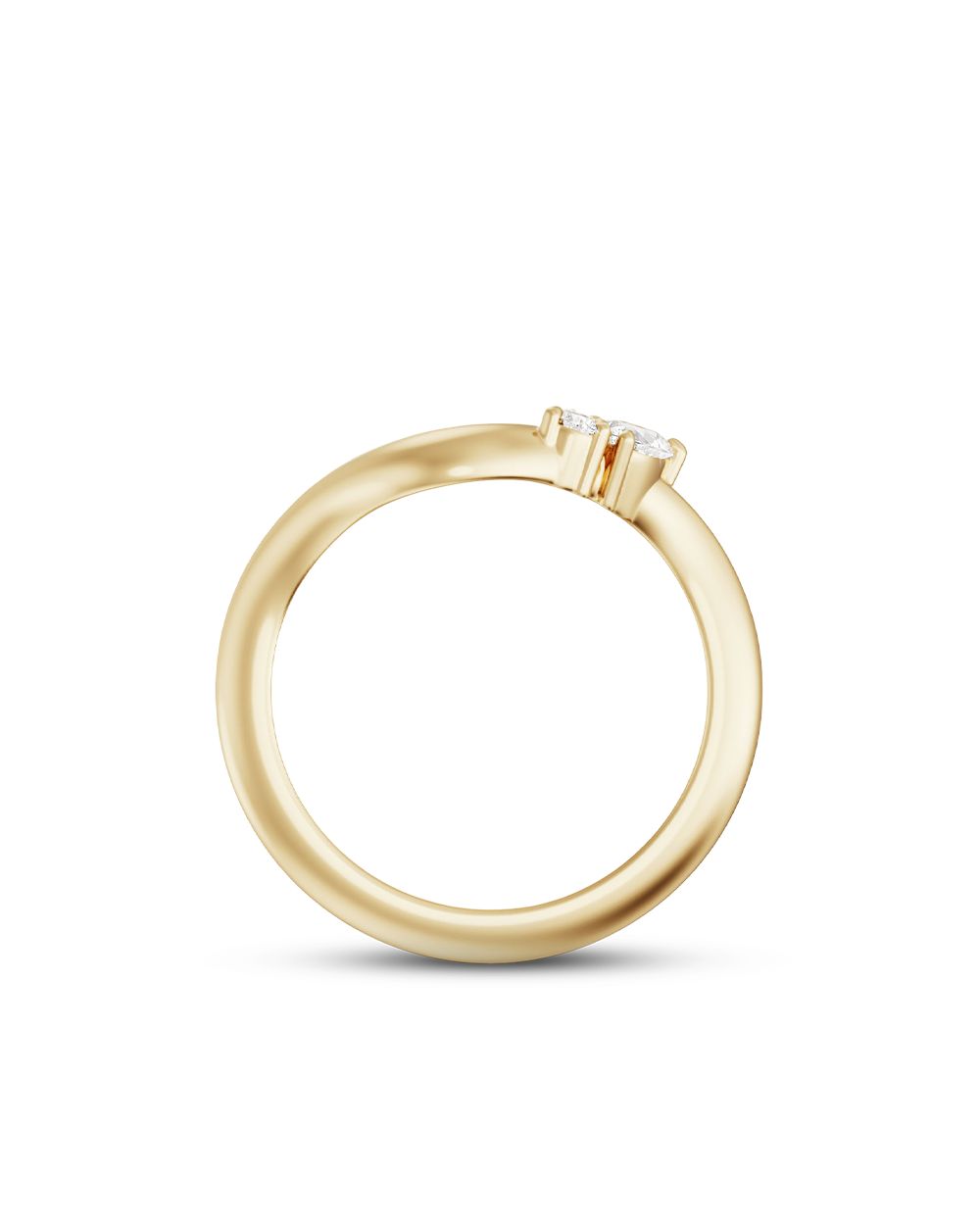 Maeve Curved Diamond Band