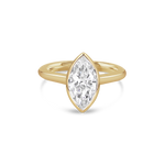 Aria 2.02ct Marquise Diamond Bezel Engagement Ring