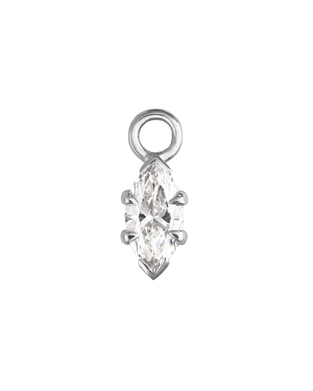 Marquise Diamond Charm