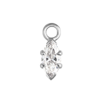 Marquise Diamond Charm