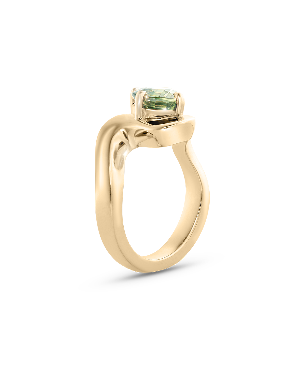 Naia Oval Parti Sapphire Ring