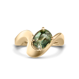 Naia Oval Parti Sapphire Ring