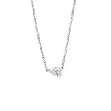Pear Solitaire Diamond Necklace