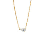 Pear Solitaire Diamond Necklace