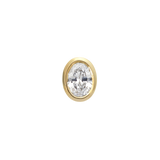 Oval Diamond single - Bezel