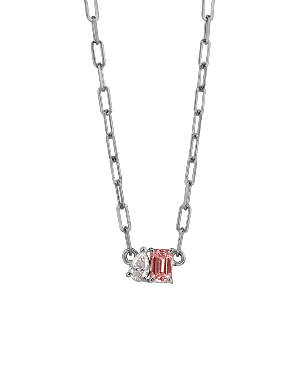 Bridget Small Toi et Moi Necklace