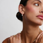 Sophia Double Pear Diamond Drop Earrings