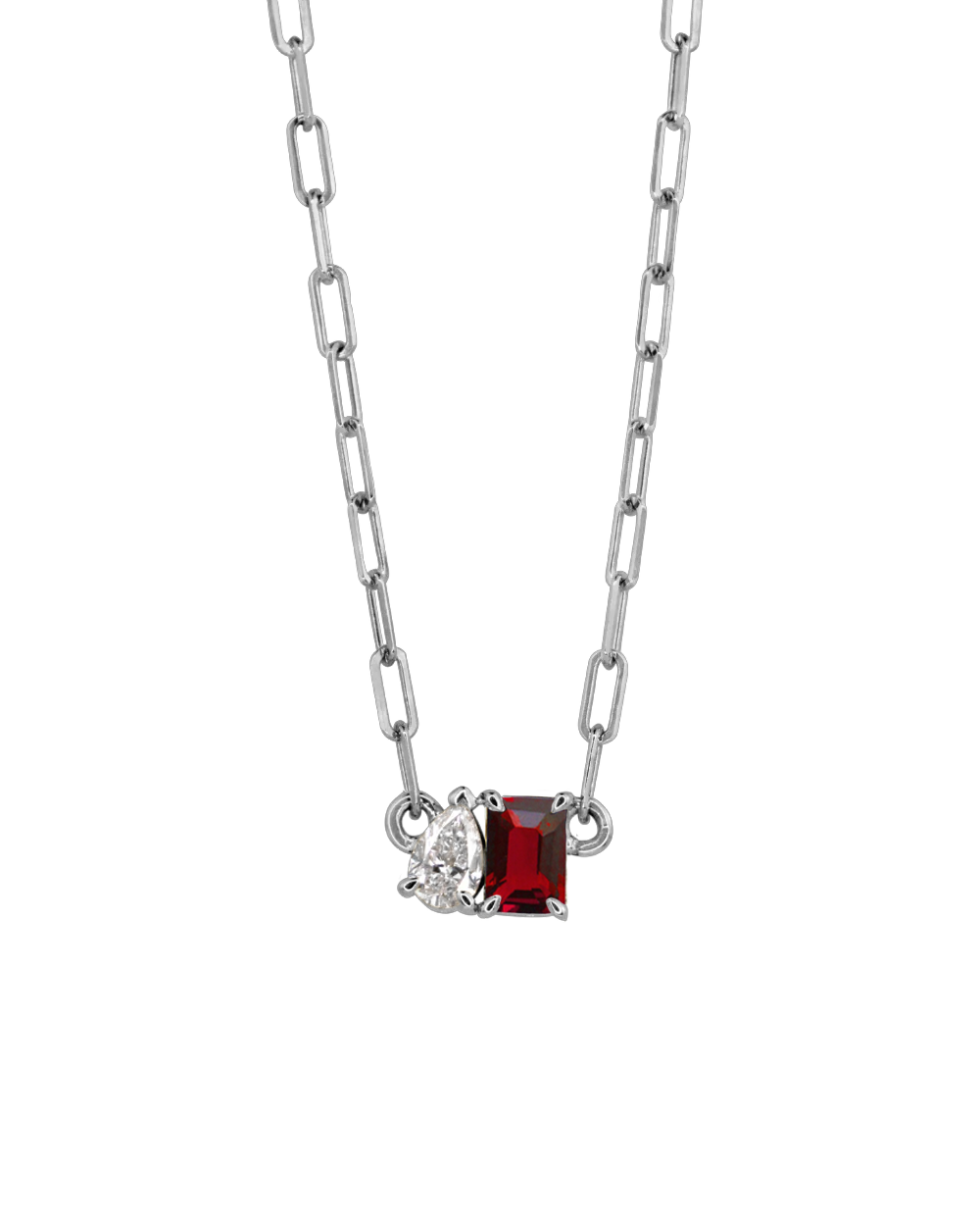 Bridget Large Toi et Moi Necklace