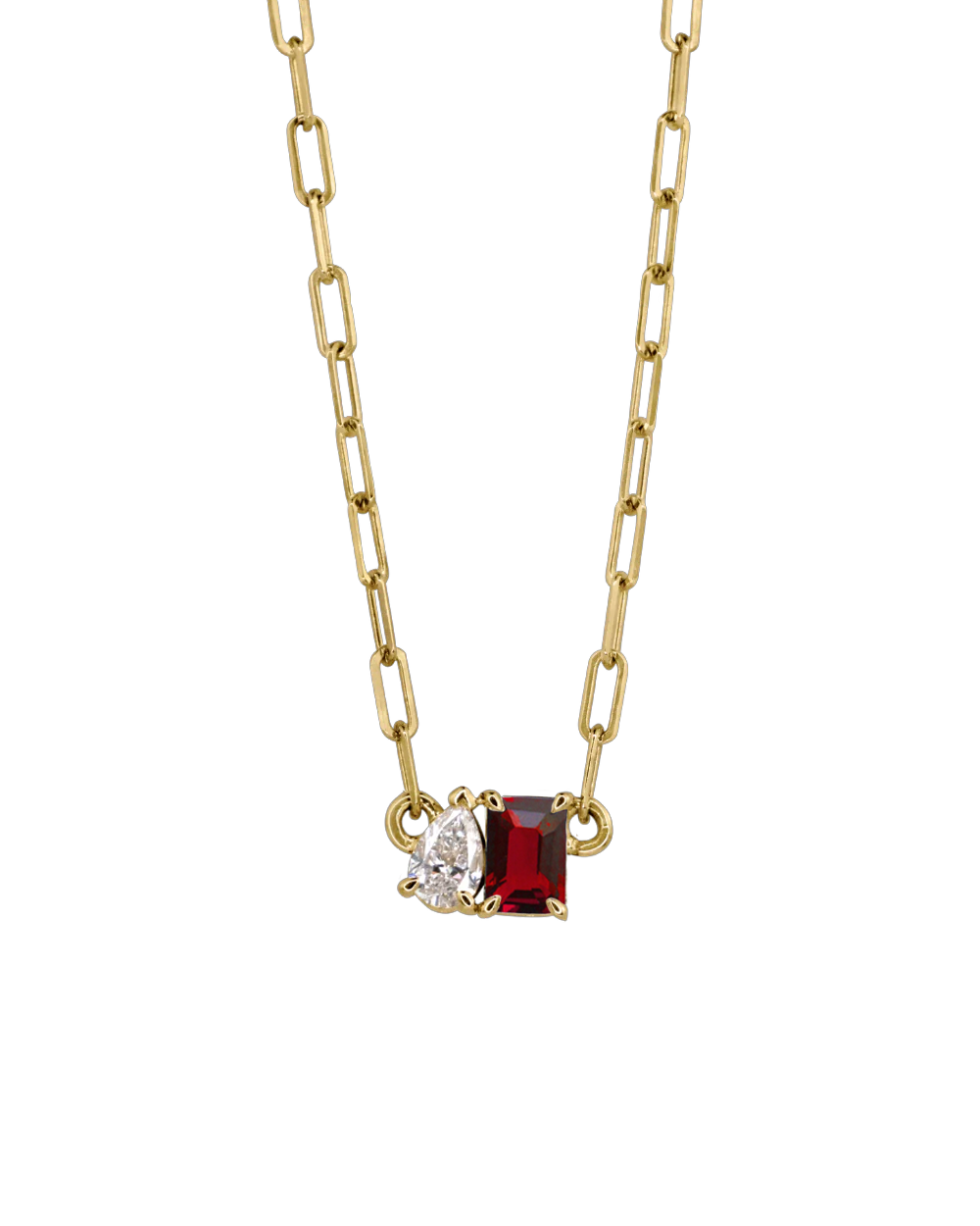 Bridget Large Toi et Moi Necklace
