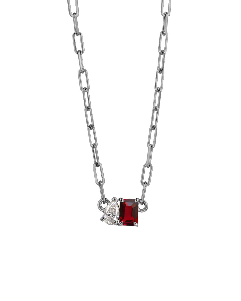Bridget Small Toi et Moi Necklace
