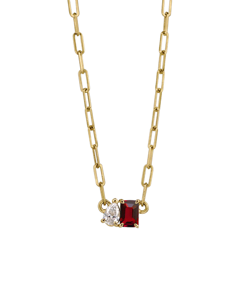 Bridget Small Toi et Moi Necklace