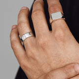 Bolt Signet Ring