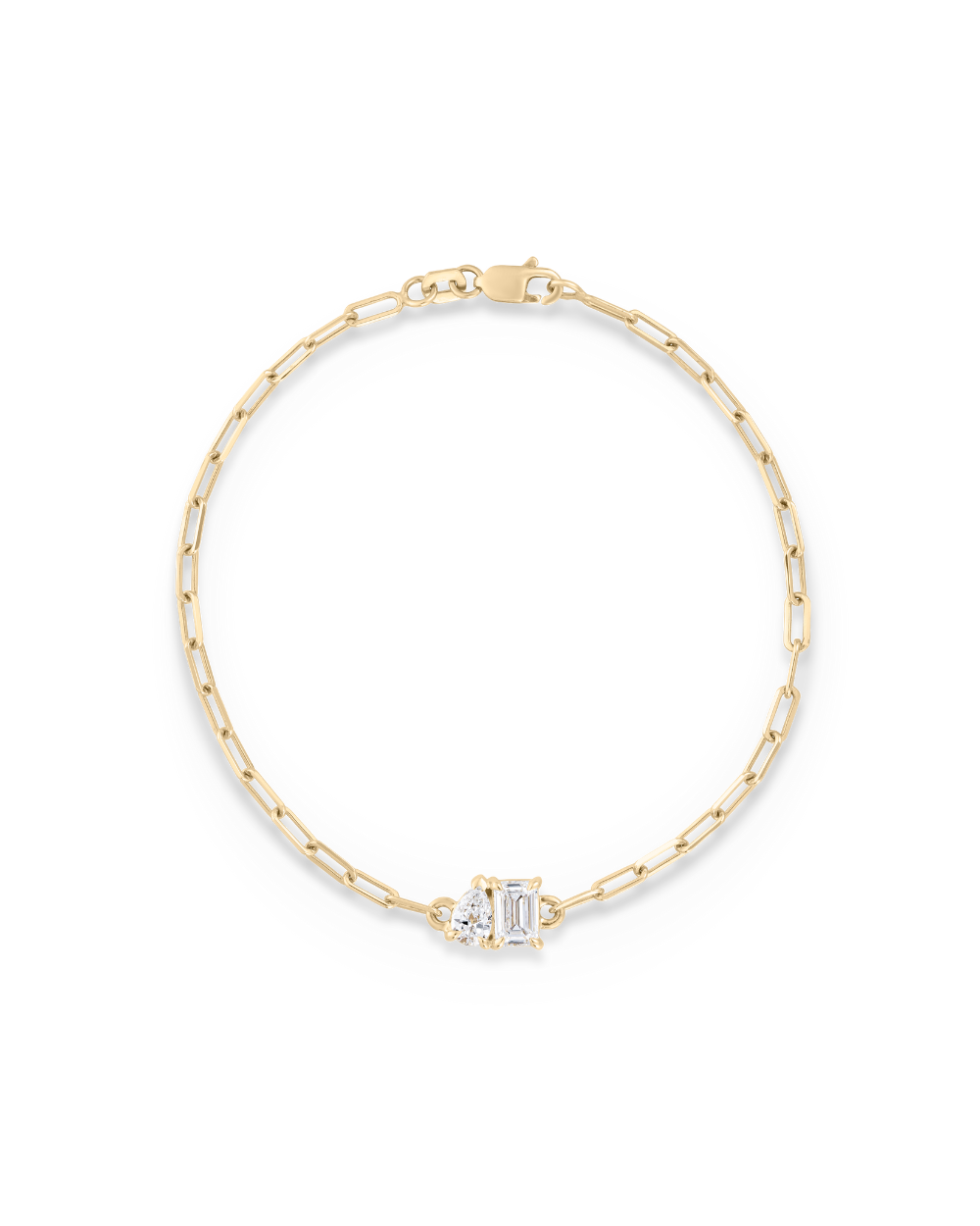 Bridget Toi et Moi Bracelet - Double Diamond