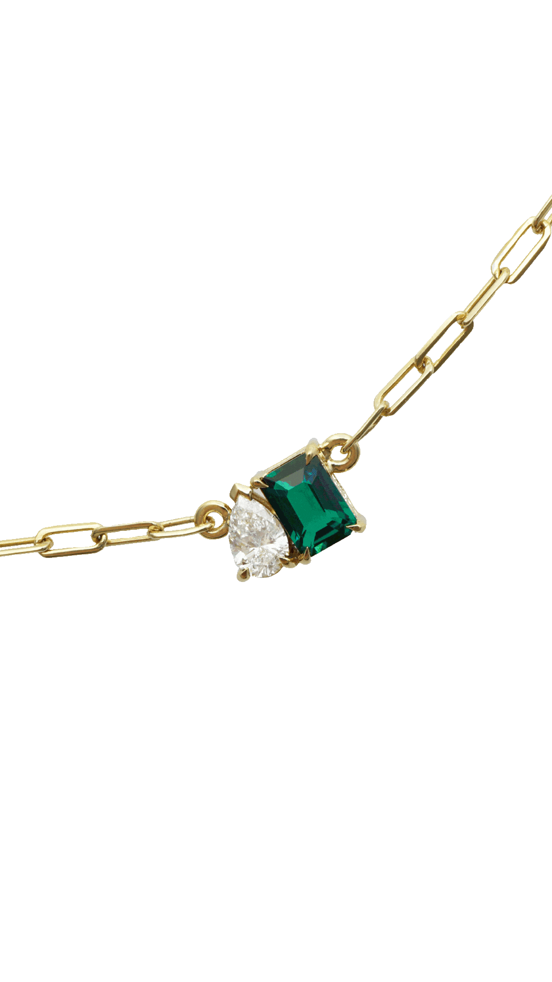 Bridget Large Toi et Moi Necklace