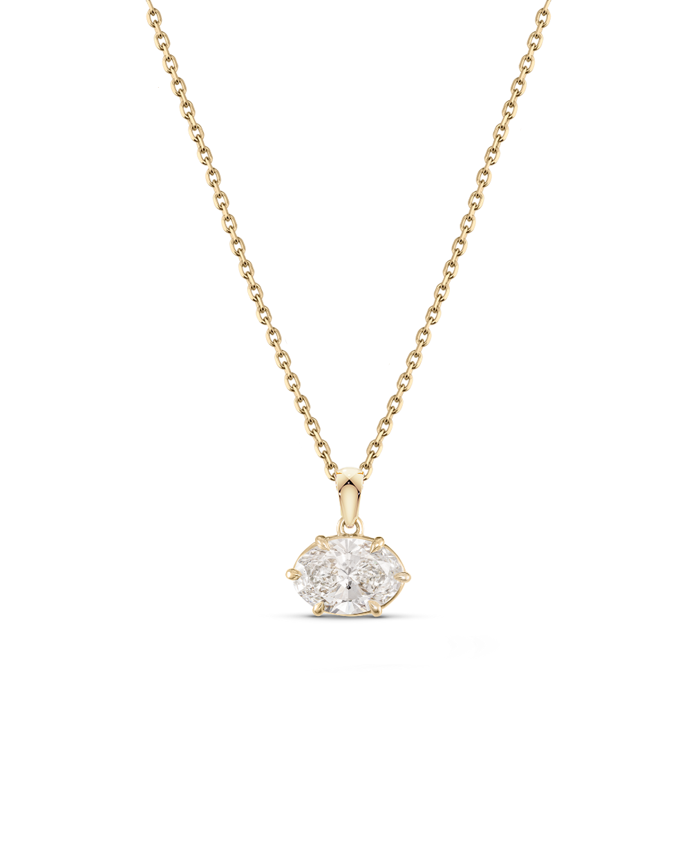 Victoria Oval Diamond Necklace