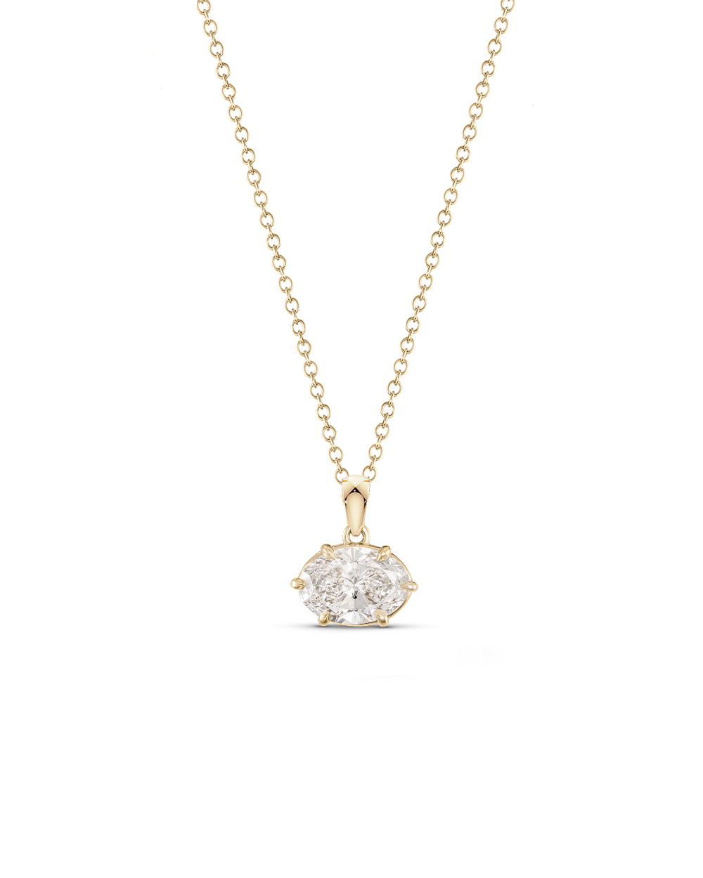 Victoria Oval Diamond Necklace