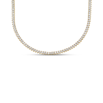Three Claw Tennis Necklace