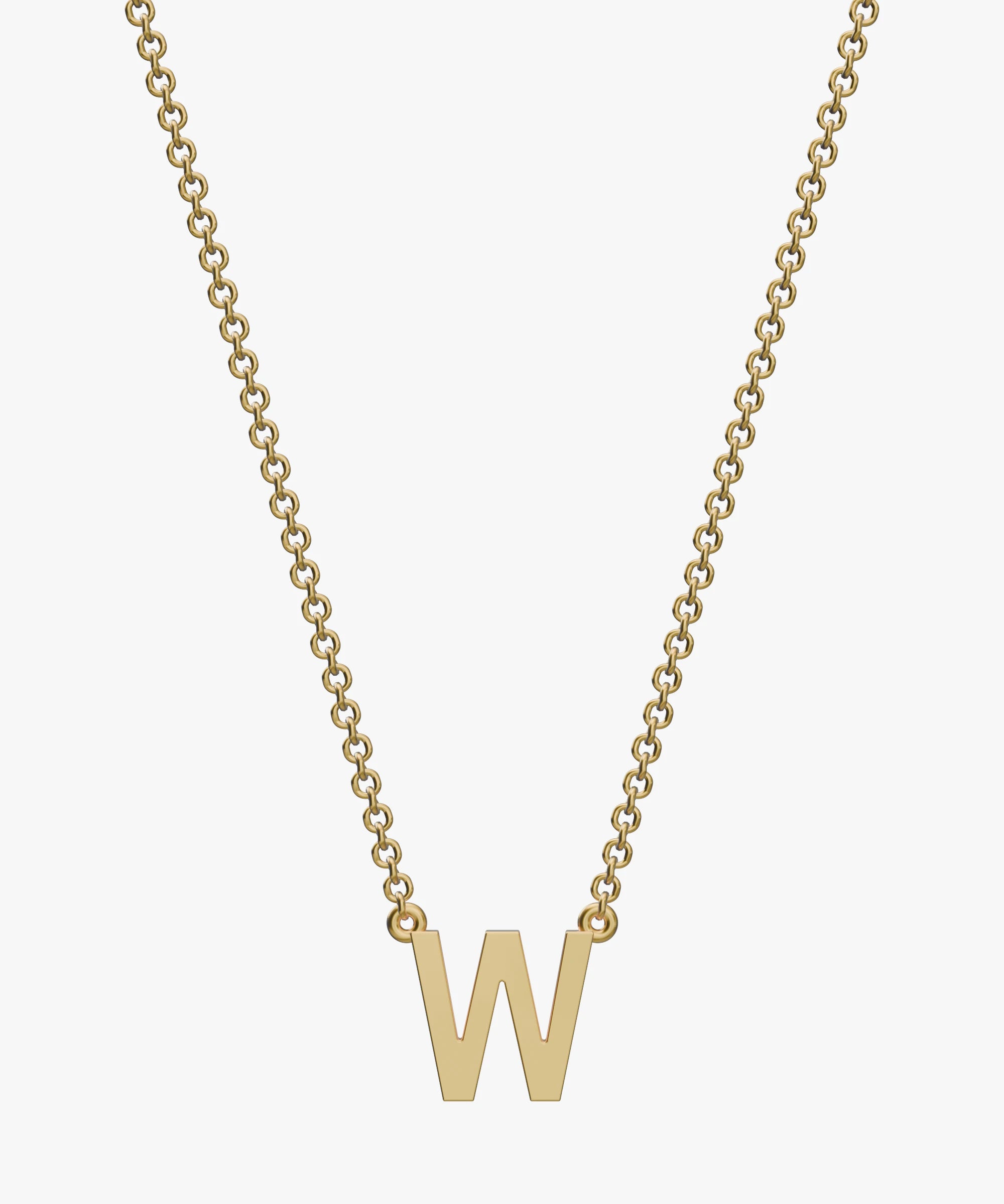Single Initial Necklace