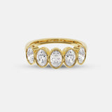 Arissa Oval Bezel Diamond Ring