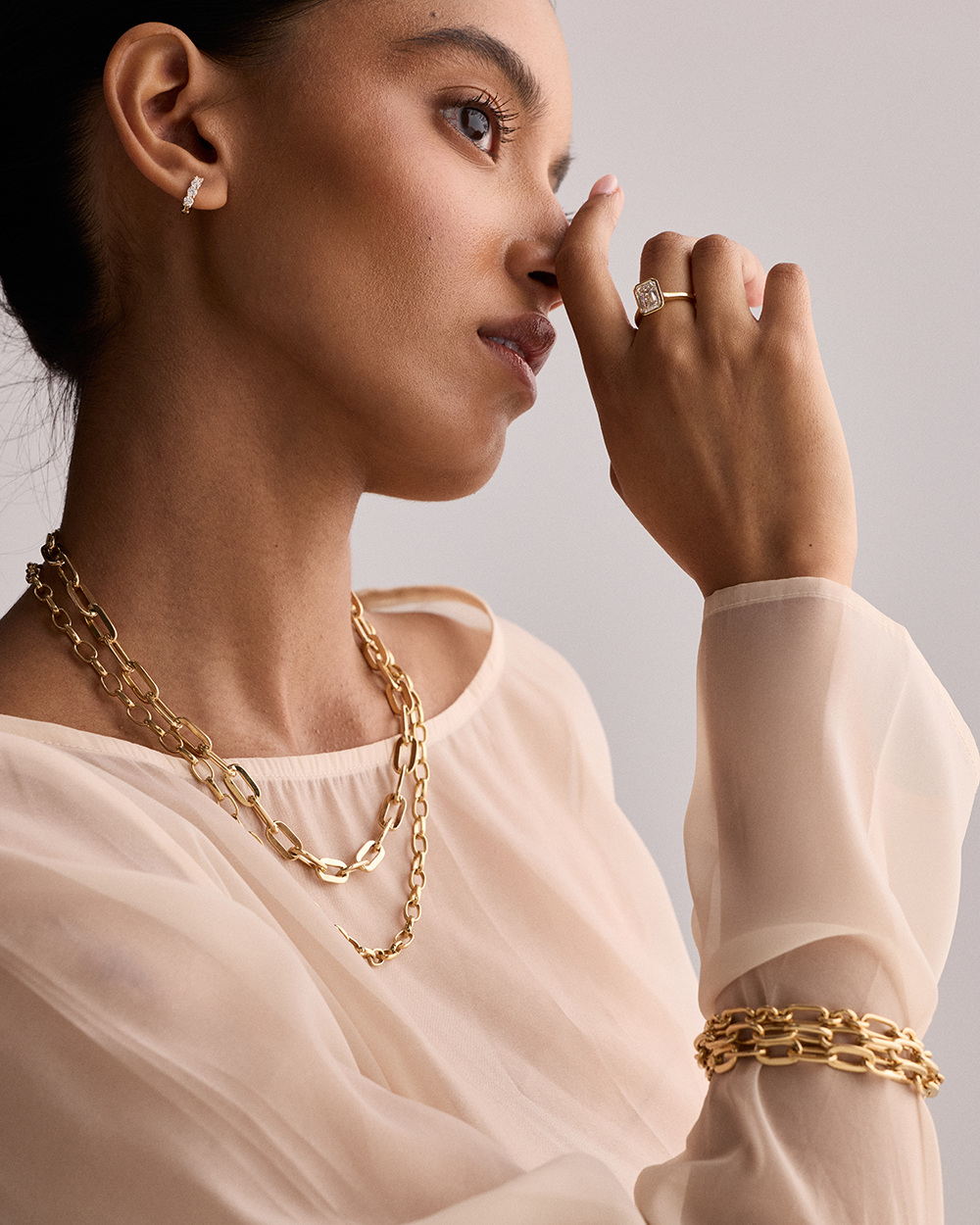 Arla Paperclip Bracelet