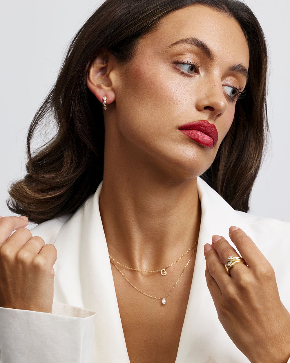 Single Initial Necklace