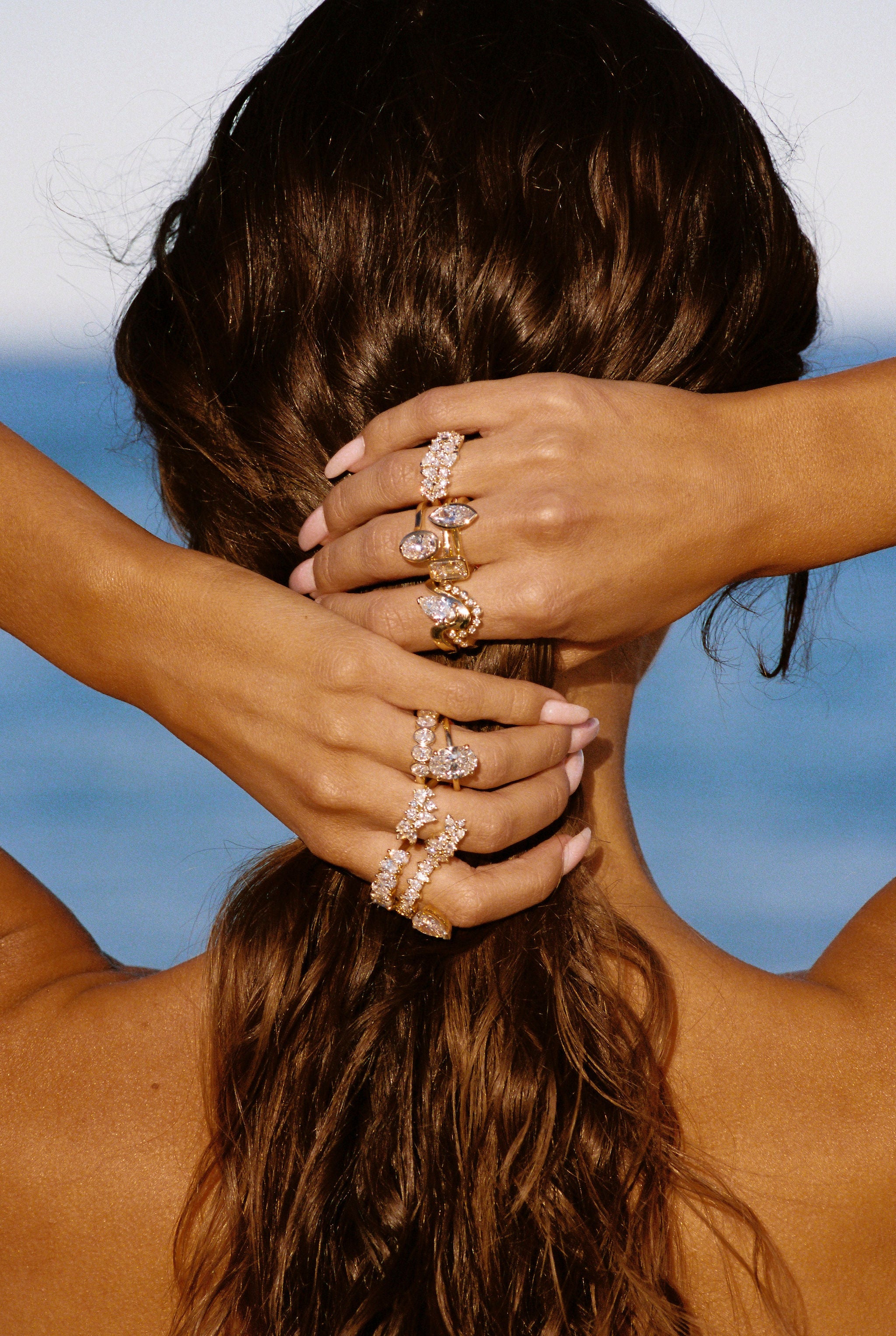 Mana Pear Diamond Engagement Ring