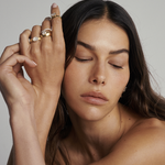 Gaia 1.51ct East West Oval Diamond Ring