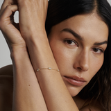 Multicut Diamond Charm Bracelet