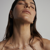 Multicut Diamond Charm Necklace