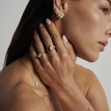 Multicut Diamond Charm Bracelet