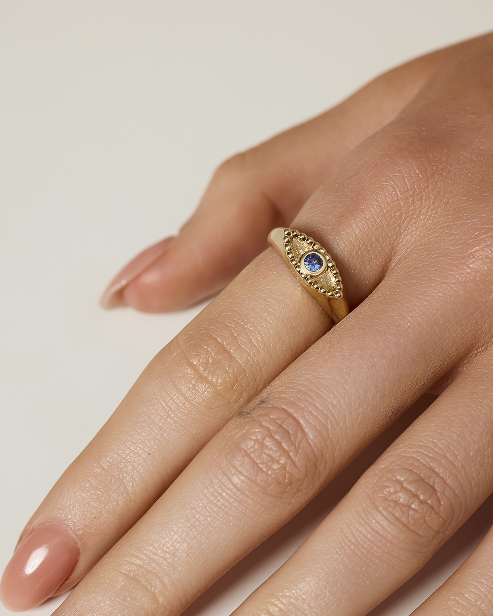 Evil Eye Signet Ring