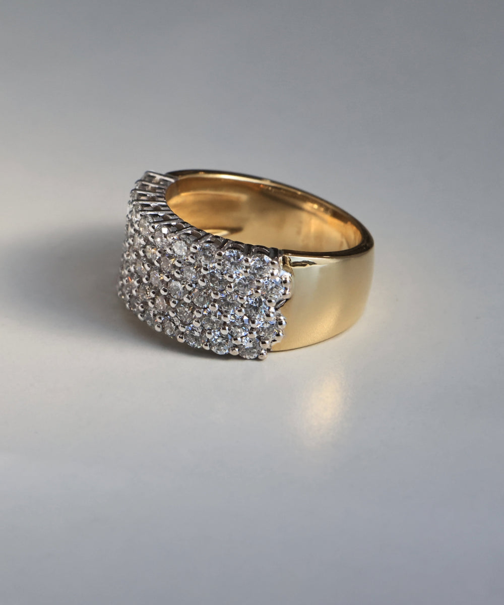 Bold Diamond Band - Two Tone