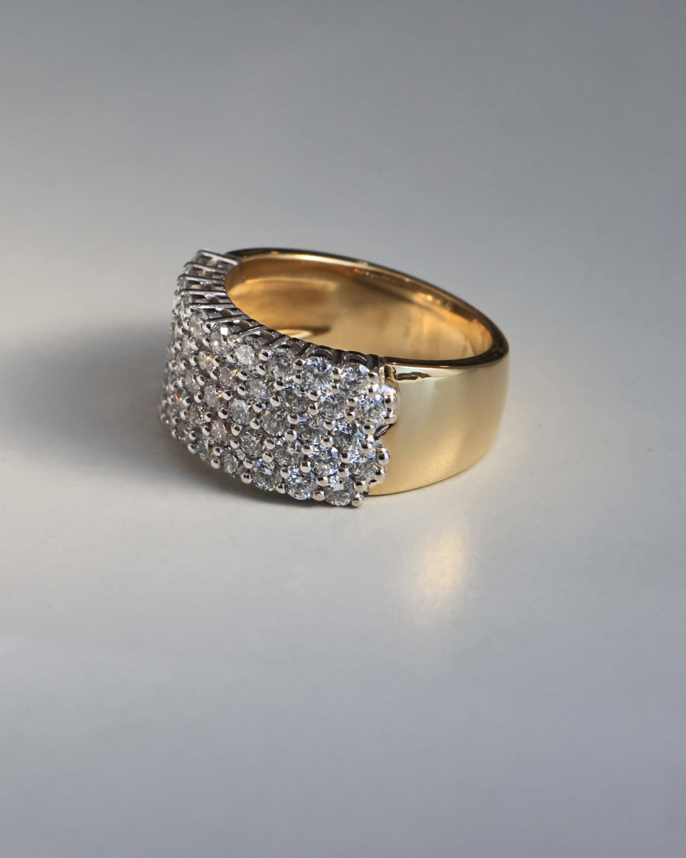 Bold Diamond Band - Two Tone
