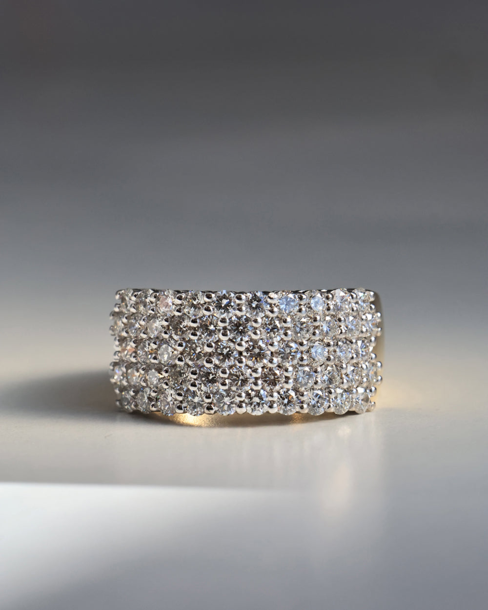 Bold Diamond Band - Two Tone