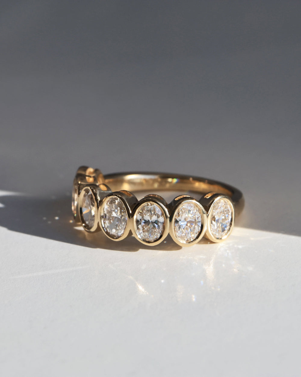 Arissa Oval Bezel Diamond Ring