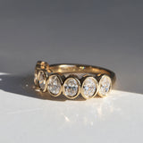 Arissa Oval Bezel Diamond Ring