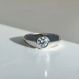 Heath 1.01ct Round Diamond Ring White Gold
