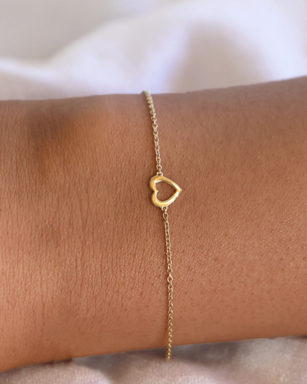 Linked for Life Heart of Gold Bracelet